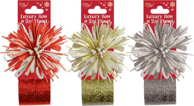 Tinsel Bow Silver